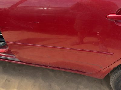 2008 Chevy Impala Driver Left Rear Moulding From Door Oem Back Precision Red 27U