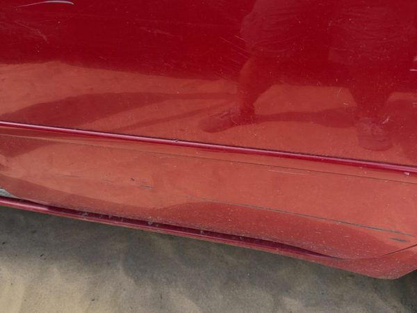 2008 Chevy Impala Driver Left Rear Moulding From Door Oem Back Precision Red 27U — photo 5