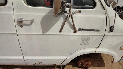 1974 Dodge Van Front Door RH White
