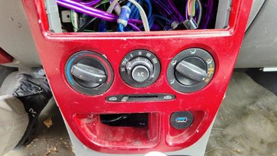 2000-2002 Kia Rio Temperature Control Module In Dash Heater Ac Head Unit Oem