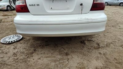 2004 2005 Mercury Sable Rear Bumper Cover Assembly Oem Back Wt White