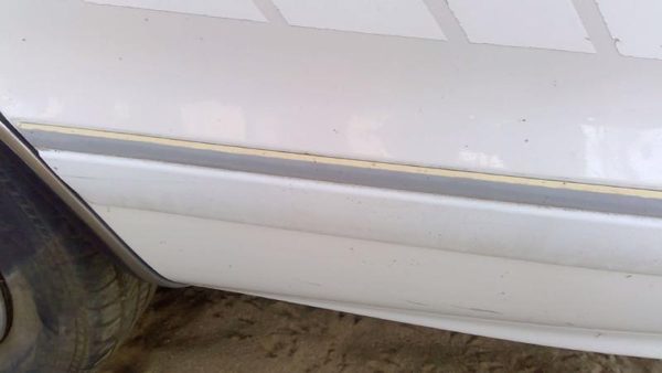 1991-1996 Chevy Caprice Lh Driver Left Rear Moulding On Quarter Panel Oem White — photo 6