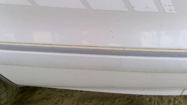 1991-1996 Chevy Caprice Lh Driver Left Rear Moulding On Quarter Panel Oem White — photo 5