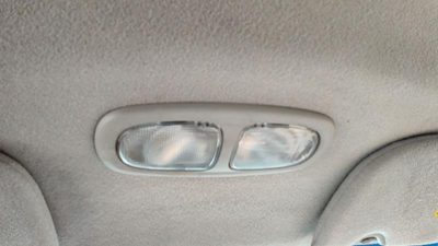 2005-2009 Gmc Envoy Center Overhead Console Dome Light Map Lamp Cubby Gray 28H