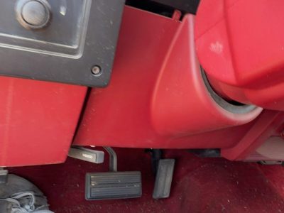 1987-1993 Dodge Dakota Lower Dash Under Column Knee Bolster Trim Panel Oem Red