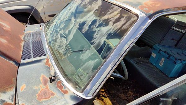 1964-1966 Ford Thunderbird Coupe Chrome Trim Around Windshield Oem — photo 10
