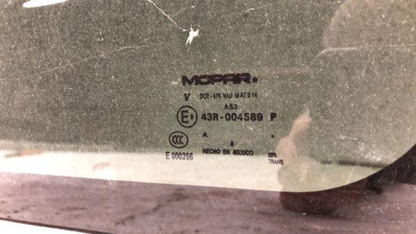 2009-2020 Dodge Journey Passenger Right Rear Quarter Glass Back Side Window Oem — photo 4