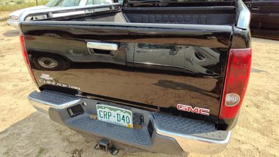 2012 GMC Canyon Trunk/decklid/hatch/tailgate Black 41U Dented