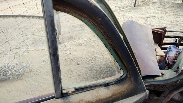 1953 Bel Air 150 Sedan Driver Left Front Vent Window Small Door Glass With Frame — photo 5