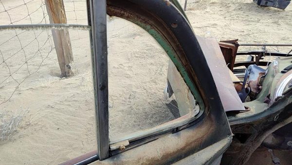 1953 Bel Air 150 Sedan Driver Left Front Vent Window Small Door Glass With Frame — photo 4