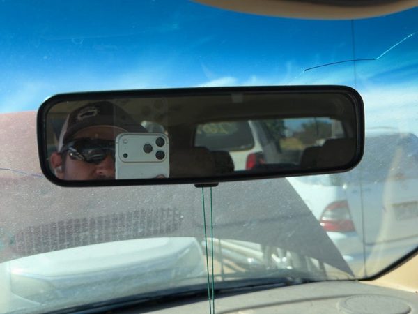 1996-1997 Chrysler Town & Country Inside Rear View Mirror Oem Windshield Mounted — photo 2