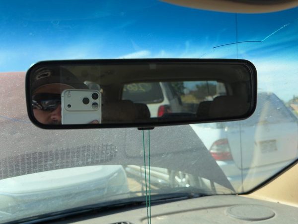 1996-1997 Chrysler Town & Country Inside Rear View Mirror Oem Windshield Mounted — photo 1