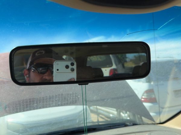 1996-1997 Chrysler Town & Country Inside Rear View Mirror Oem Windshield Mounted — photo 3