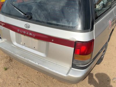 1990 Subaru Legacy Trunk/decklid/hatch/tailgate Silver