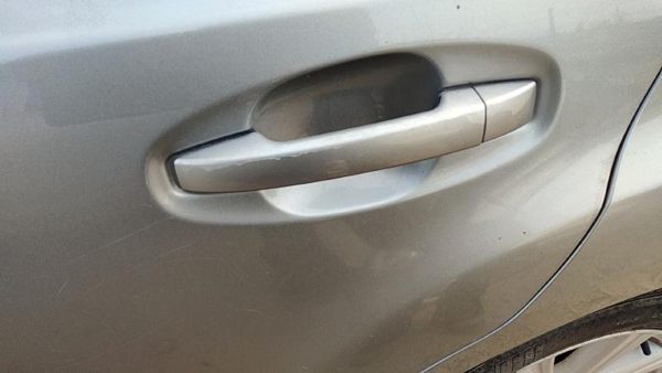 10-14 Legacy Outback Driver Left Rear Outside Door Handle Back Ssm Steel Silver — photo 3