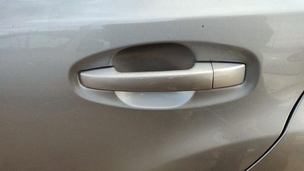 10-14 Legacy Outback Driver Left Rear Outside Door Handle Back Ssm Steel Silver — photo 1