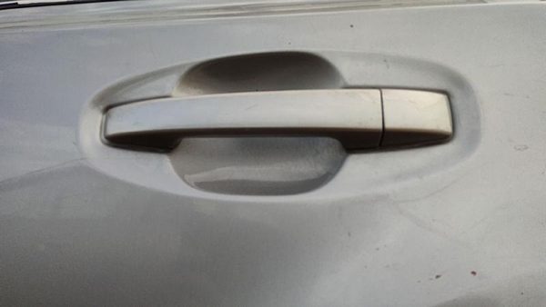 10-14 Legacy Outback Driver Left Rear Outside Door Handle Back Ssm Steel Silver — photo 4