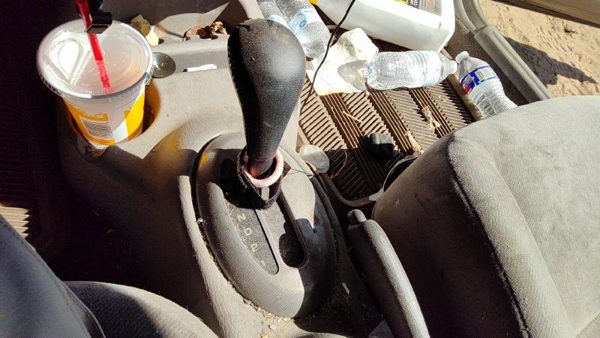 01 Neon Floor Shifter Lever Assembly Shift Unit Automatic Transmission Gray B7L5 — photo 3
