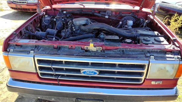 87-91 Ford F150 Ford F150 Top Plastic Cover Above Radiator Support Sight Shield — photo 2