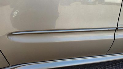 03-05 Grand Am Passenger Right Rear Moulding From Door Back Trim Champagne Beige