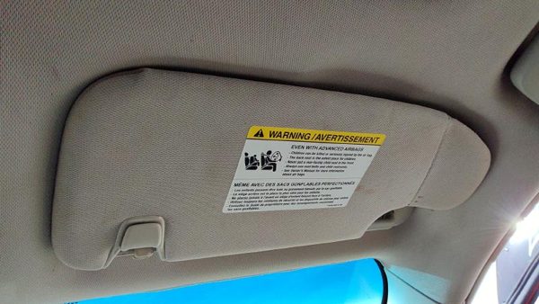 2010-2012 Ford Fusion Passenger Right Sun Visor Oem Ae5Z5404104Aa — photo 1