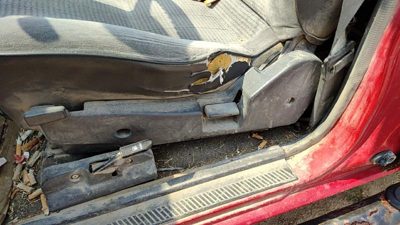 1987-1995 Nissan Pathfinder Driver Left Side Seat Trim Panel Oem Gray