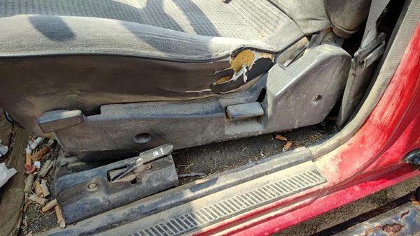 1987-1995 Nissan Pathfinder Driver Left Side Seat Trim Panel Oem Gray — photo 2