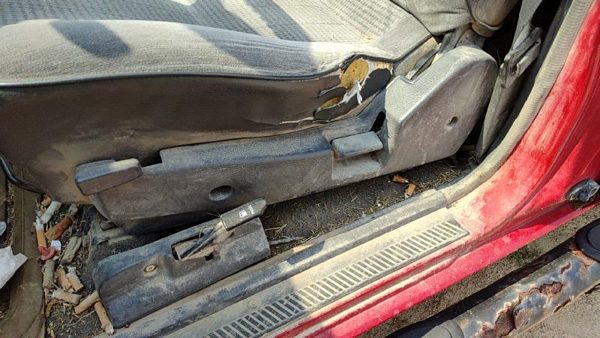1987-1995 Nissan Pathfinder Driver Left Side Seat Trim Panel Oem Gray — photo 4