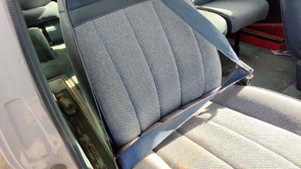92-96 Gmc Van 3500 Passenger Right Front Seat Belt Retractor Oem Shoulder Blue — photo 6