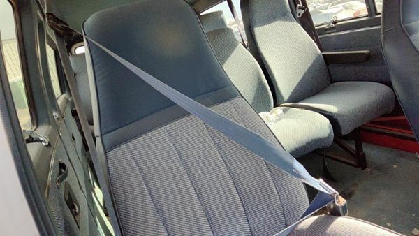 92-96 Gmc Van 3500 Passenger Right Front Seat Belt Retractor Oem Shoulder Blue — photo 3