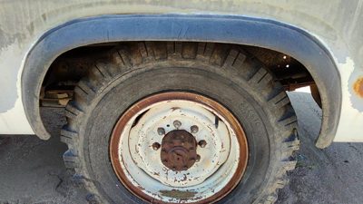 1981-1993 Dodge D350 Driver Left Rear Wheel Flare Moulding Oem Back