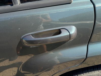 00-04 Grand Cherokee Driver Left Rear Outside Door Handle Oem Back Painted Green