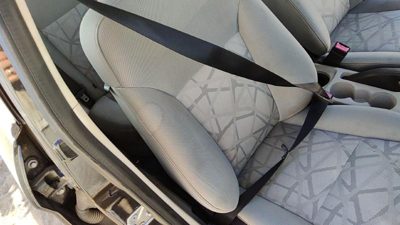 11-13 Ford Fiesta Passenger Right Front Seat Belt Retractor Shoulder Black Dl