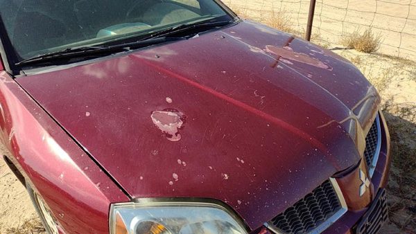 2006 Mitsubishi Galant Hood P06 Ultra Red Pearl Hail — photo 1