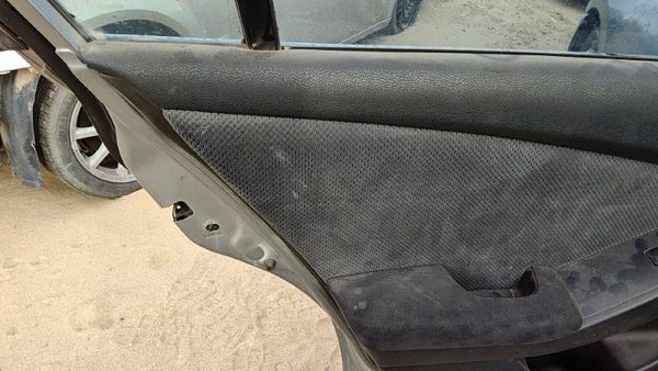 07-09 Altima Driver Left Rear Door Trim Panel With Switches Back Charcoal G — photo 2