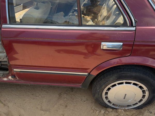 1987 Nissan Maxima Rear Door LH Red — photo 1