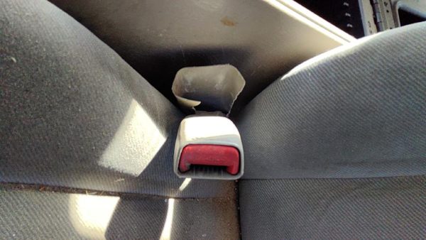 2000-2001 Dodge Neon Driver Left Front Seat Belt Buckle Receiver Oem Gray B7L5 — photo 2