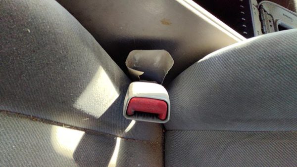 2000-2001 Dodge Neon Driver Left Front Seat Belt Buckle Receiver Oem Gray B7L5 — photo 3