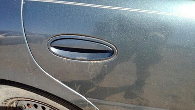 00-04 Lesabre Buick Lesabre Passenger Right Rear Outside Door Handle Back Blue