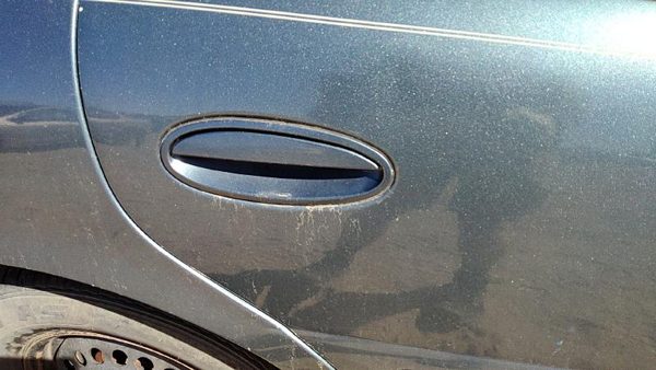 00-04 Lesabre Buick Lesabre Passenger Right Rear Outside Door Handle Back Blue — photo 1