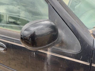 01-02 Ford Expedition Passenger Right Power Side Mirror Door Mounted Oem Black