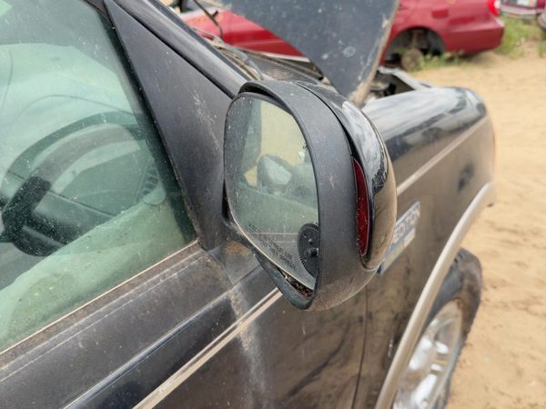 01-02 Ford Expedition Passenger Right Power Side Mirror Door Mounted Oem Black — photo 3