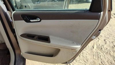 06-08 Impala Passenger Right Rear Door Trim Panel With Switches Back Neutral 52C