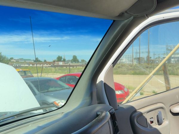 00 Express 2500 Passenger Right A Pillar Trim Windshield Post Panel Oem Grey 92G — photo 2