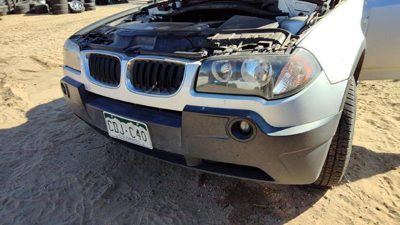 2004-2006 Bmw X3 Front Bumper Cover Assembly Oem Silver 51113412716