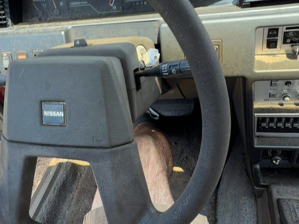 1985-1988 Nissan Maxima Steering Wheel Oem 4Dr Sedan Gray — photo 2