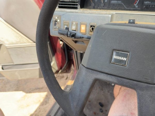 1985-1988 Nissan Maxima Steering Wheel Oem 4Dr Sedan Gray — photo 3