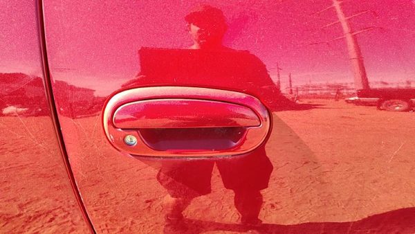 1997-2004 Ford F150 Passenger Right Front Outside Door Handle Oem Red — photo 2