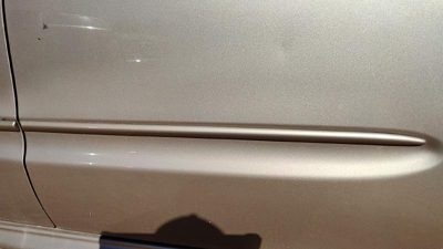 03-05 Grand Am Driver Left Rear Moulding From Door Back Trim 33U Champagne Beige