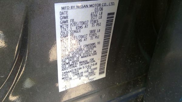 2006 Nissan TITAN — vehicle photo 5